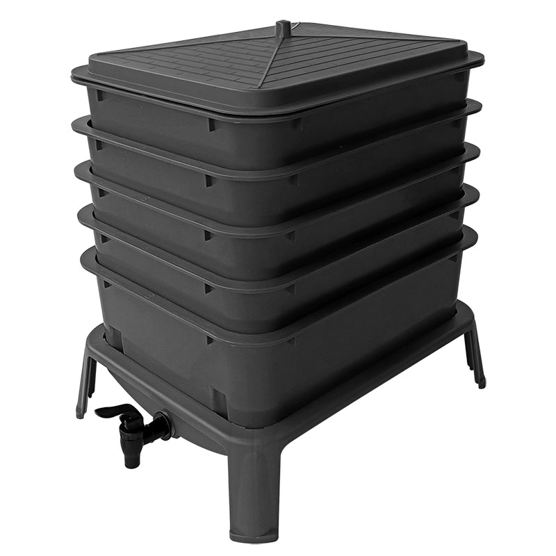 Heavy Equipment Bucket - Composteur à vers de terre robuste