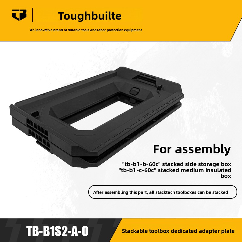 Heavy Equipment Bucket - Panneau adaptateur empilable pour boîte à